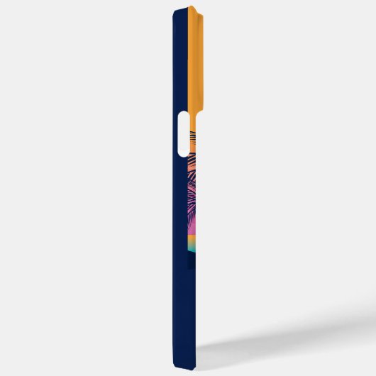 Eigen tekst Tropische Island Sunset Case-Mate iPhone Case (Achterkant / Rechts)