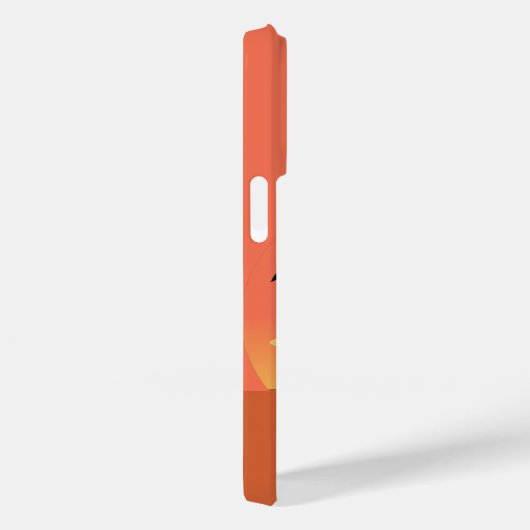 Eigen tekst Tropische Island Sunset Case-Mate iPhone Case (Achterkant / Rechts)