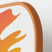 Eigen tekst Tropische Island Sunset Pickleball Paddle (Links Detail)