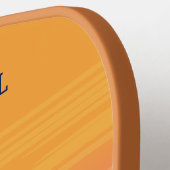 Eigen tekst Tropische Island Sunset Pickleball Paddle (Links Detail)