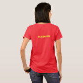 Eigen tekst Tropische Island Sunset T-shirt (Achterkant volledig)