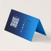 Eigen Tekst | volledig contact | Volledige aanpass Visitekaartje (Achterkant)