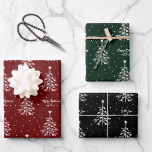 Eigen tekst voor whiteschema inpakpapier vel