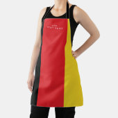 Eigen tekstkleuren van de Duitse vlag Schort (Insitu)