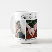 Eigen tekstscript 3 Fotocollage Beste vrienden toe Koffiemok (Voorkant links)