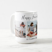 Eigen tekstscript toevoegen 3 Fotocollage-vriendsc Koffiemok (Voorkant links)