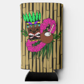 Eigen thema Luau Birthday Seltzer Blikjeskoeler (Achterkant)