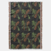 Eigen thema Woodland Pine Cone Deken (Voorkant Verticaal)