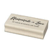 Eigen thuisproduct met liefdestipografie Citaat Rubberstempel (Stempel)