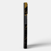 Eigen TONEN BONT Gold Black Marble Phone 11 12 Case-Mate iPhone Case (Achterkant / Rechts)