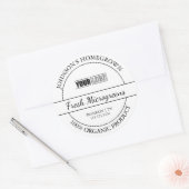 Eigen tuin Microgreens met Logo Label (Envelop)