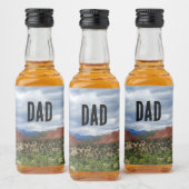 Eigen tuin van de goden Papa Gift Likeurfles Etiket (Flessen)