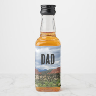 Eigen tuin van de goden Papa Gift Likeurfles Etiket
