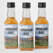 Eigen tuin van Gods Groomsman Gift Likeurfles Etiket (Flessen)