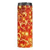 Eigen unieke 2 foto Collage I Love My Vriendin Thermosbeker (Achterkant)