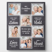 Eigen, unieke fotocollage voor Grandma Fotoplaat (Voorkant)