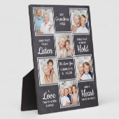 Eigen, unieke fotocollage voor Grandma Fotoplaat (Zijkant)