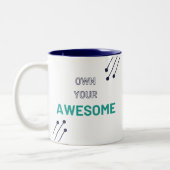 Eigen uw Geweldige - twee toonaangevende Mok - gee (Links)