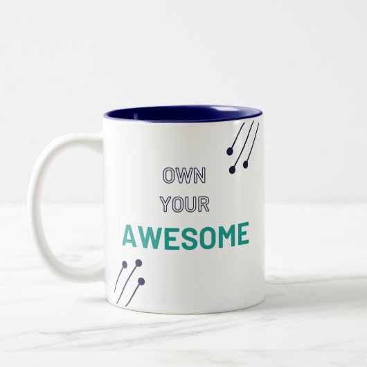 Eigen uw Geweldige - twee toonaangevende Mok - gee (Links)