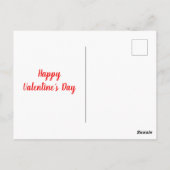 Eigen Valentijn Fairy Princess Red Hearts Cupids Briefkaart (Achterkant)