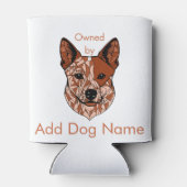 Eigen van (Red Heeler) Blikjeskoeler (Achterkant)