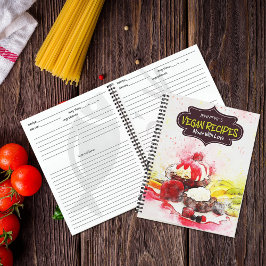 Eigen veen-recepten gemaakt met liefde notitieboek