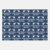 Eigen vellen papier voor kerstinpakken met kleuren (Voorkant 2)