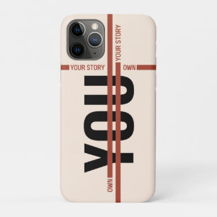 Eigen verhaal-shirt – Krachtige motivatiequote Case-Mate iPhone Case