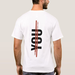 Eigen verhaal-shirt – Krachtige motivatiequote T-shirt