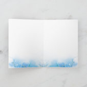 Eigen verjaardagsdierentuin Aquarius-sterbord marm Bedankkaart (Binnen)