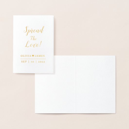 Eigen verspreiding van de liefde Elegant Folie Kaarten (Display)