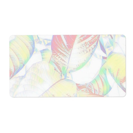 Eigen verzendlabel (alleen aangepaste informatie t (Voorkant)