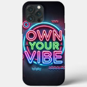 Eigen Vibe – Neon iPhone-hoesje Case-Mate iPhone Case (Achterkant)
