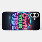 Eigen Vibe – Neon iPhone-hoesje Case-Mate iPhone Case (Achterkant (horizontaal))