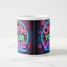 Eigen vibe - Neon Jumbo Mok