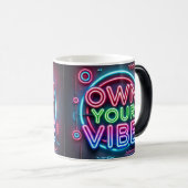 Eigen vibe - Neon Morphing Mok (Voorkant rechts)