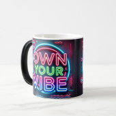 Eigen vibe - Neon Morphing Mok (Voorkant links)