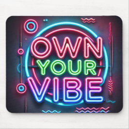 Eigen vibe - Neon Mouse Mat Muismat