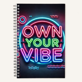 Eigen Vibe - Neon Spiral Notitieboek