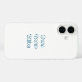 Eigen Vibe - Stijlvolle iPhone 16 Back Hoesje (Achterkant (horizontaal))