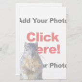 Eigen vierkant toevoegen briefpapier (Voorkant / Achterkant)