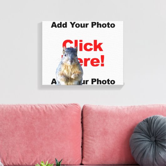 Eigen vierkant toevoegen canvas afdruk (Insitu (Woonkamer))