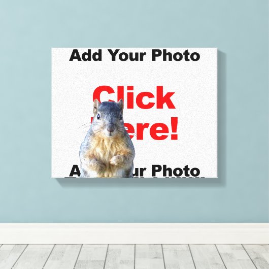 Eigen vierkant toevoegen canvas afdruk (Insitu (Houten vloer))