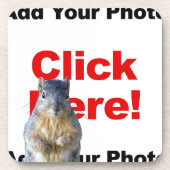 Eigen vierkant toevoegen onderzetter (Voorkant)