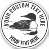 Eigen vinyl op basis van leoon-pictogram sticker (Voorkant)