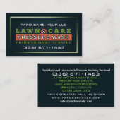 Eigen Visitekaartje voor Eigen zorg en drukwas (Voorkant / Achterkant)