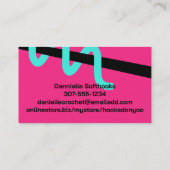 Eigen visitekaartje voor hendelgarens voor kleuren (Achterkant)