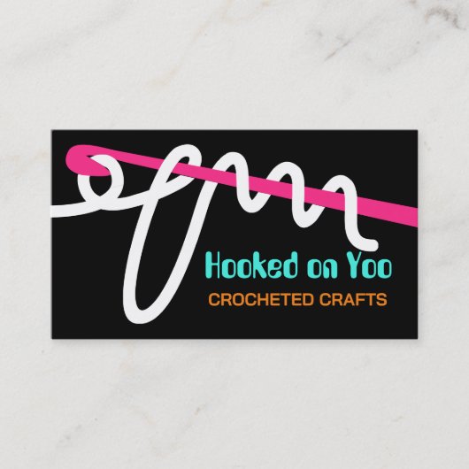 Eigen visitekaartje voor hendelgarens voor kleuren (Voorkant)