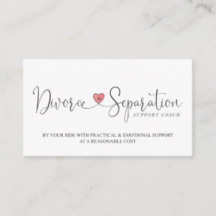 Eigen Visitekaartjes voor scheidingslak en scheidi