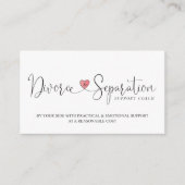 Eigen Visitekaartjes voor scheidingslak en scheidi (Voorkant)